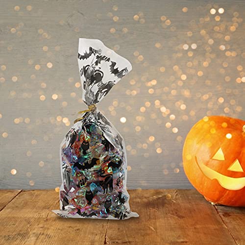 EXCEART Dia Das Bruxas Sacos De Celofane Doces: 200Pcs Sacos Do Favor de Partido Sacos Do Deleite pa