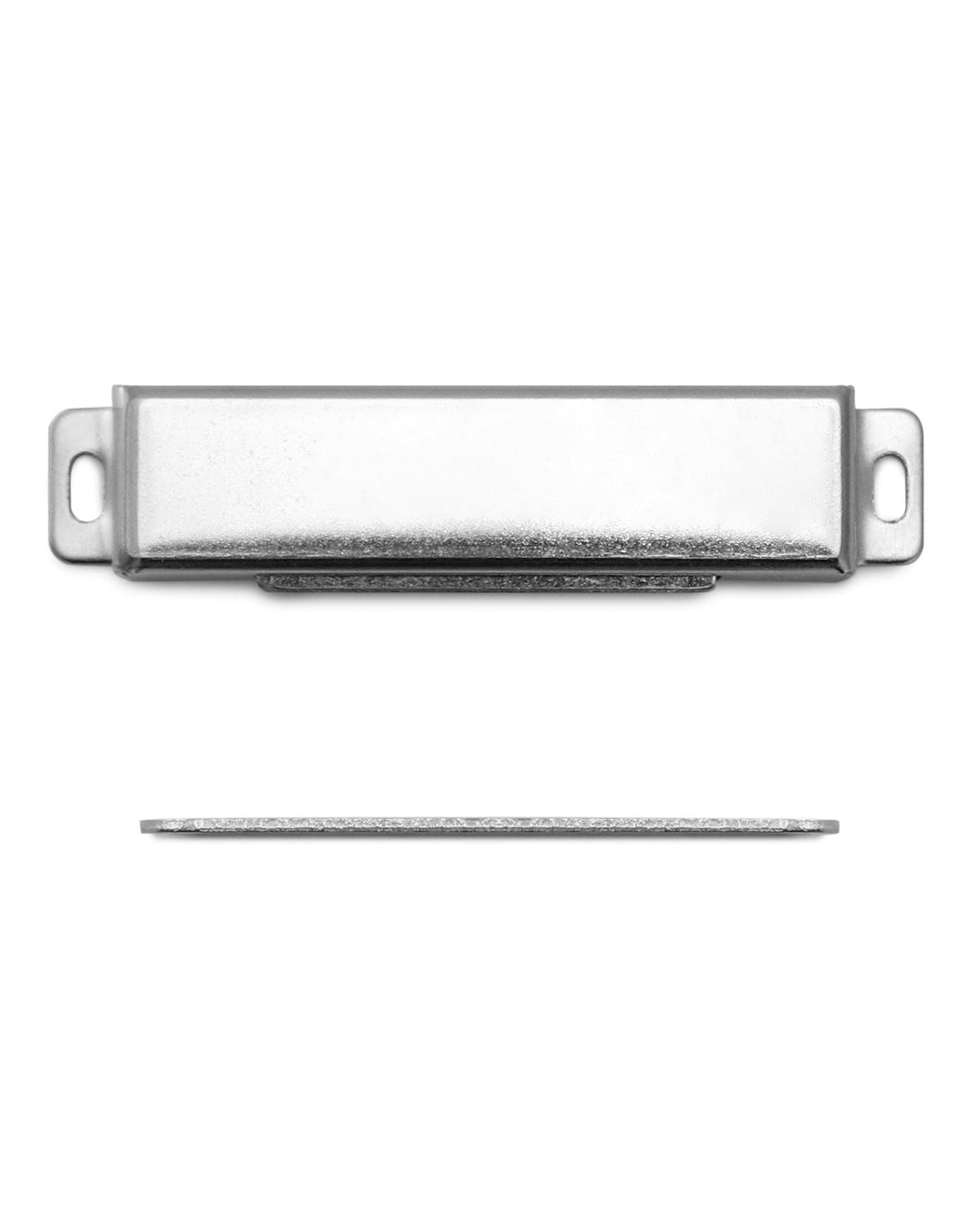 QWORK® 2 sztuki zatrzasków magnetycznych - siła trzymania 18kg - niezawodne zamknięcie magnetyczne do szafy meblowej