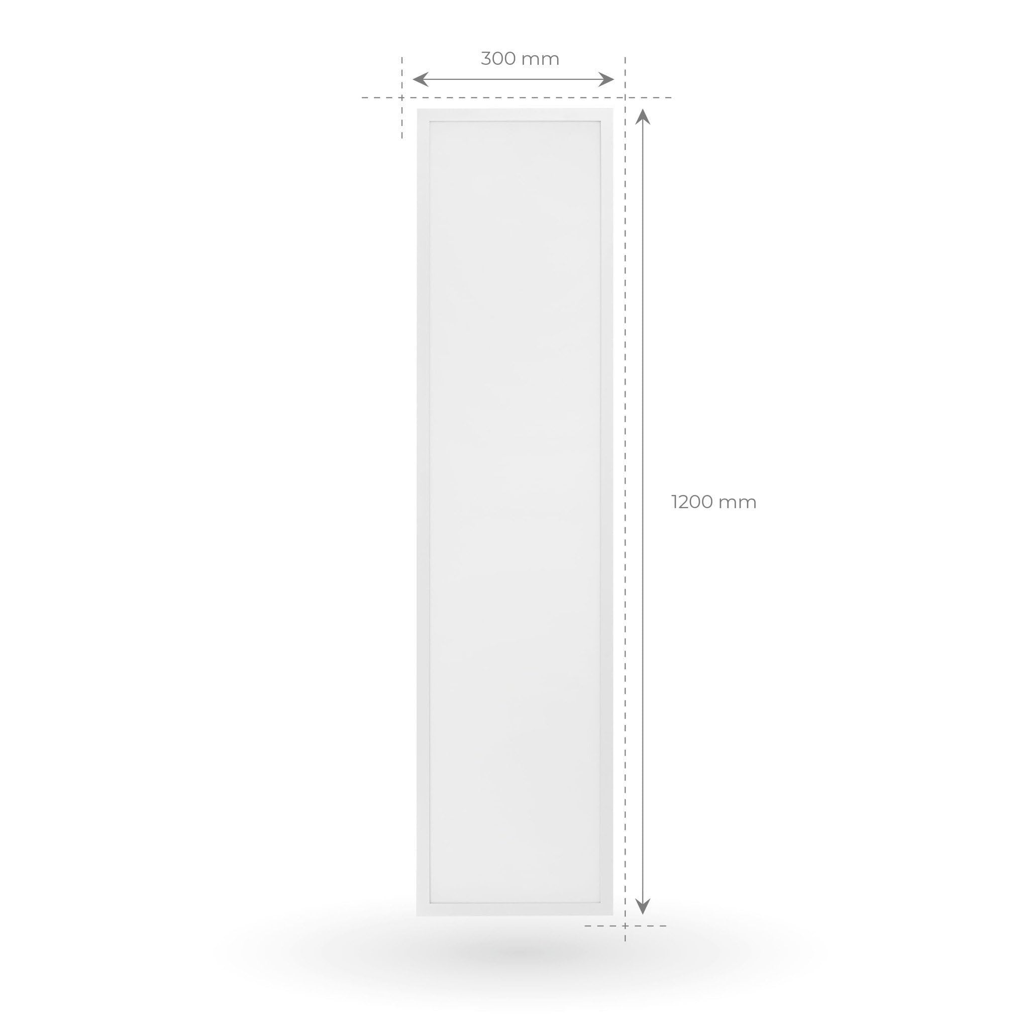 Ledvion - Panel LED Regulable, 120x30, 36W, 4000K, 4000 Lúmenes, Luminaria Empotrada, Incluye Driver LED y Conector Rápido