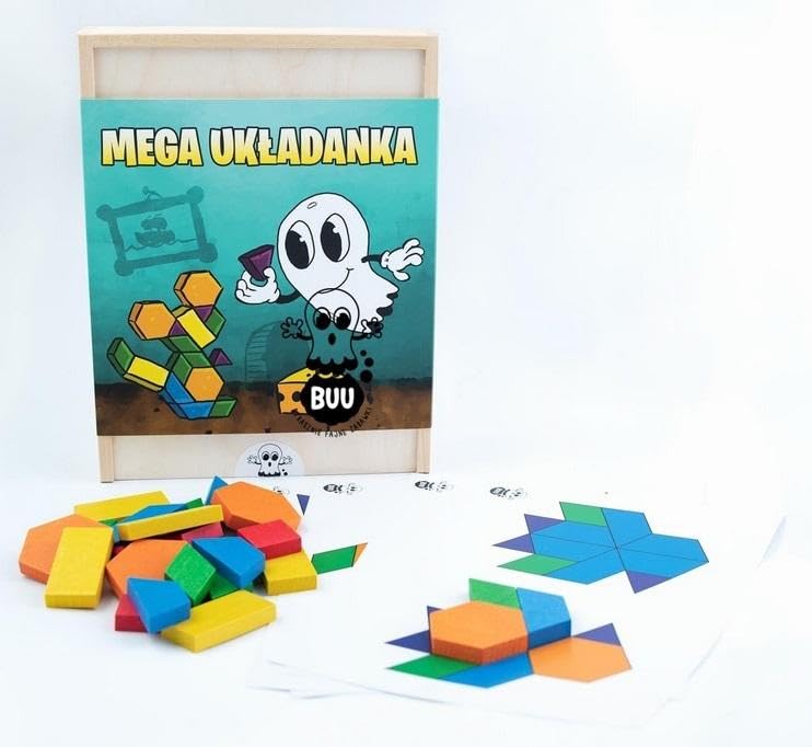 Buu Drewniana Mega Układanka edukacyjna Montessori