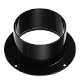 4 Inch Duct Connector Flange Plastic Flange Dryer Vent Connector for Heating Cooling Ventilation System Plastic Dryer Vent Wall Plate