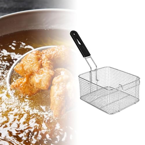 Cesta para Freidora de Acero Inoxidable para Cocina Casera y Profesional, Estilo A miniatura 5