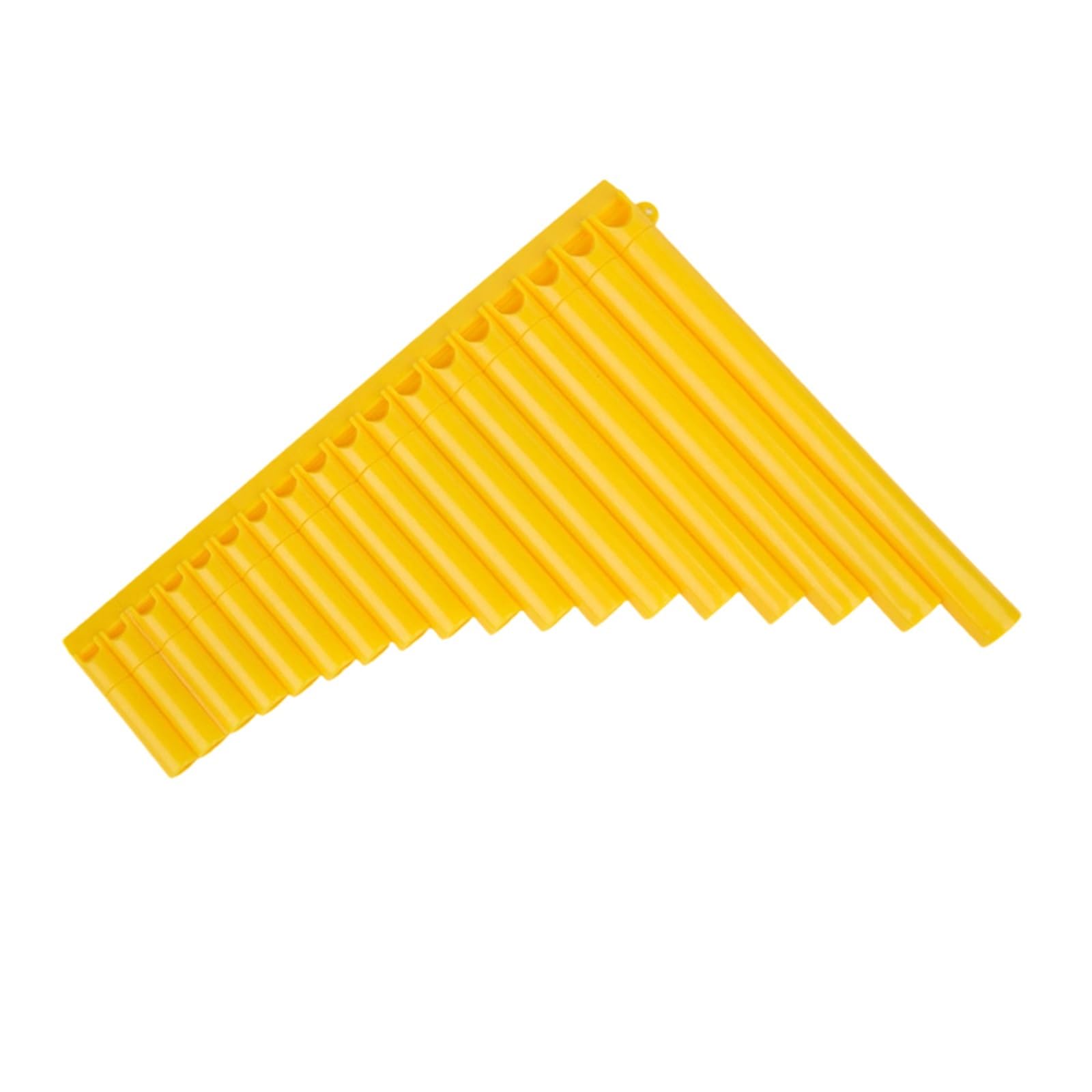 Fletnia Pana 18 16 piszczałka fletnia Pana altowa C kolor profesjonalny instrument dęty drewniany(18 yellow 2)