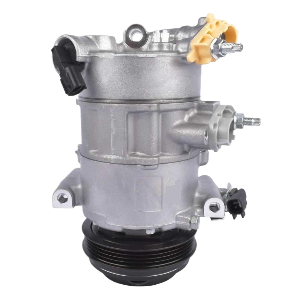 A/C Compressor with Clutch 6SBH14C Compatible with Ford Mustang 2015 2016 2017 2018 2019 2020 2021 2022 2023 L4 2.3L