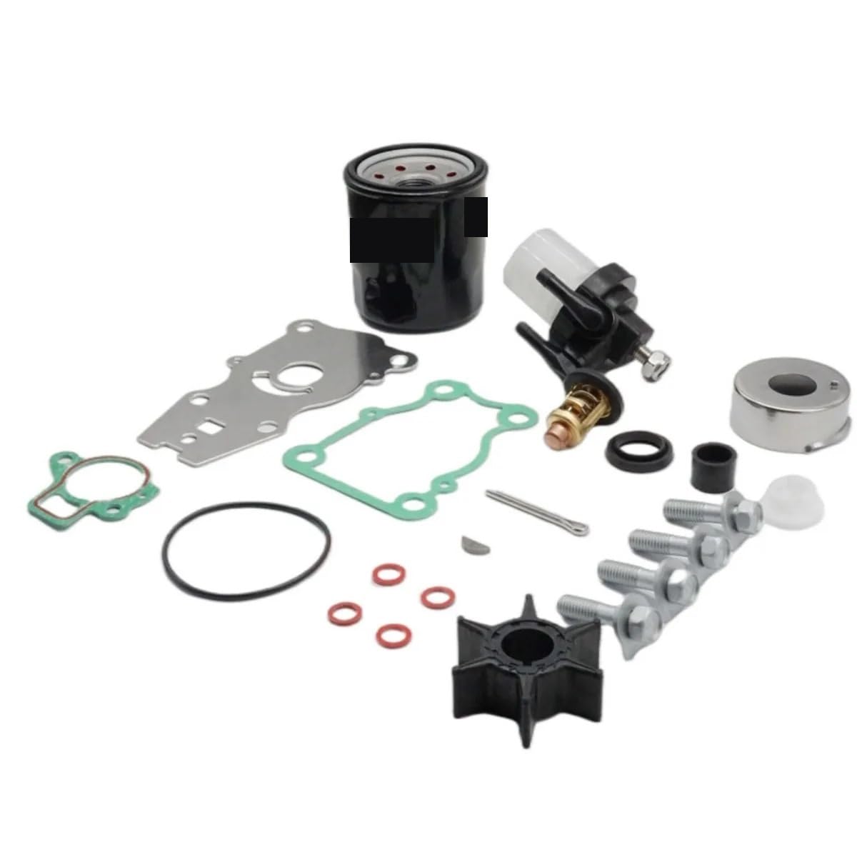 Passend für F30A FT25F FT25B F40B Kit Außenbord-Wasserpumpe mit Thermostat-Öl-Kraftstofffilter