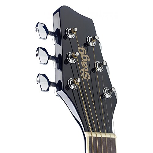 Stagg Guitare noir - Les Beatles, Paul McCartney, John Lennon, RIngo Starr, George Harrison Stagg Guitare noir – Image 4