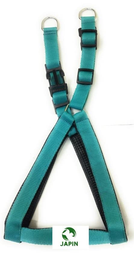 JAPIN Dog Export Quality Nylon Easy to Control Buckle Everyday with Padded for Extra Comfort Adjustable Dog Chest Belt Harness Dog Harness, Dog Harness (Colour May Vary) (Small) (B0C6DV99S9) Amazon Price History, Amazon Price Tracker