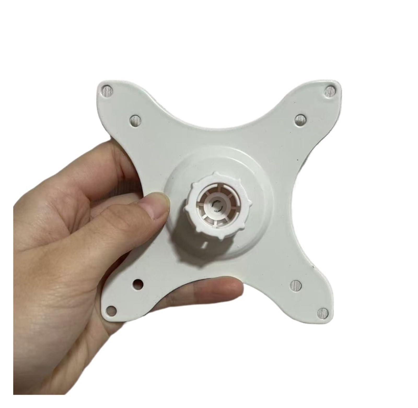 IKPGBZXM Monitor bracket 75-100mm hole spacing metal adapter plate(Whitevesaboard+plasticparts)