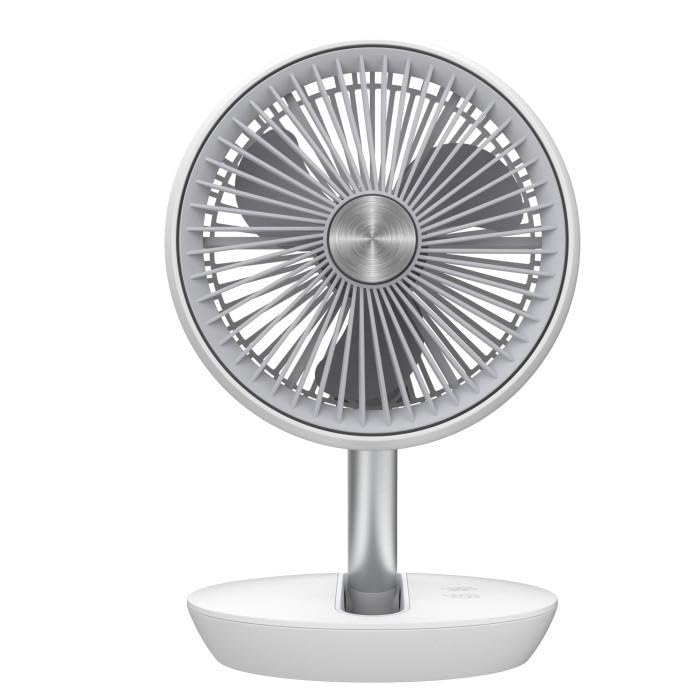 CFG AIR STUDIO Ventilatore Da Tavolo Ricaricabile DC Potenza 5W 4 velocità richiudibile e trasportabile durata 4 ore alla massima velocità