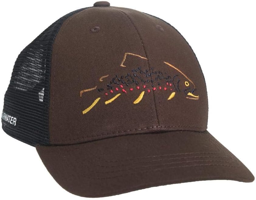 Minimalist Brown Trout Hat