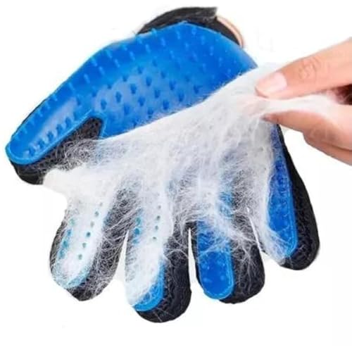 Luva Escova Removedora de Pelos Para Cães Gatos e Pets