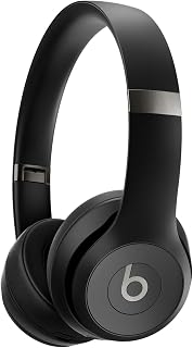 Beats Solo 4 Wireless On-Ear Headphones: 50Hr Battery, Spatial Audio, Lightweight Comfort, Matte Black