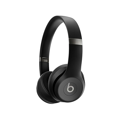 Beats Solo 4 – Wireless Bluetooth On-Ear Headphones, Apple & Android Compatible, Up to 50 hours of Battery Life – Matte Black - Matte Black - Solo 4