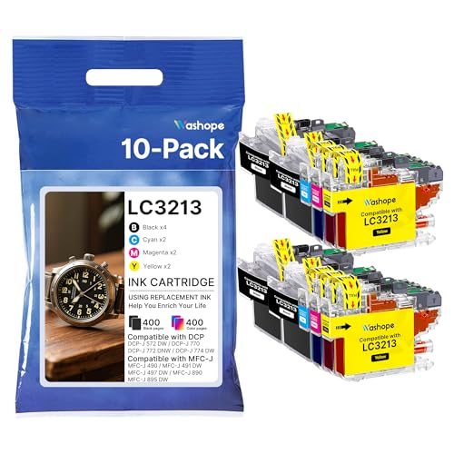 Cartouches LC3213 XL haute capacité compatibles imprimante Brother MFC-J895DW