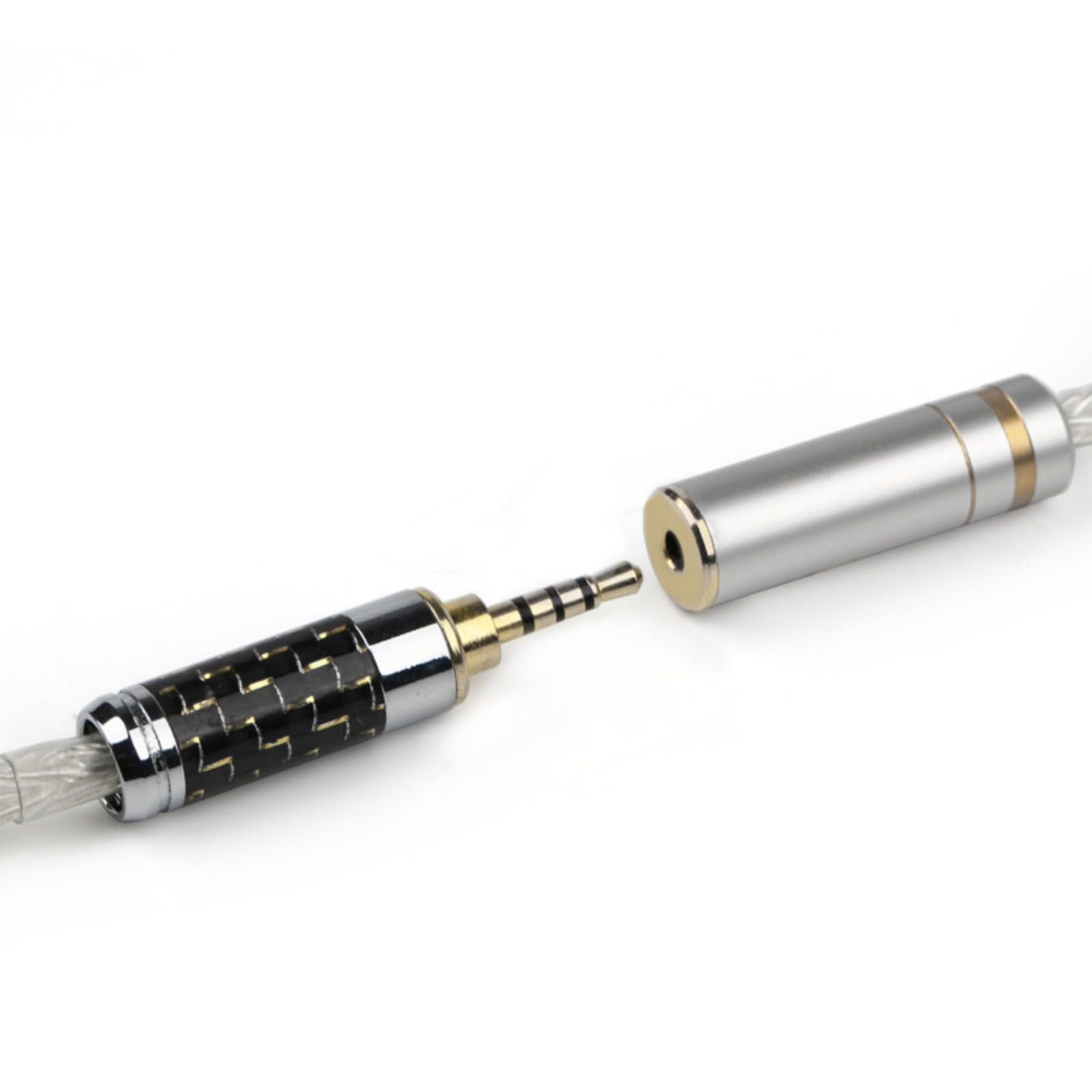 Adattatore audio da USB C a 3,5 mm/2,5 mm/4,4 mm Tipo C per cuffie stereo Dongle cavo amplificatori per cuffie per telefono