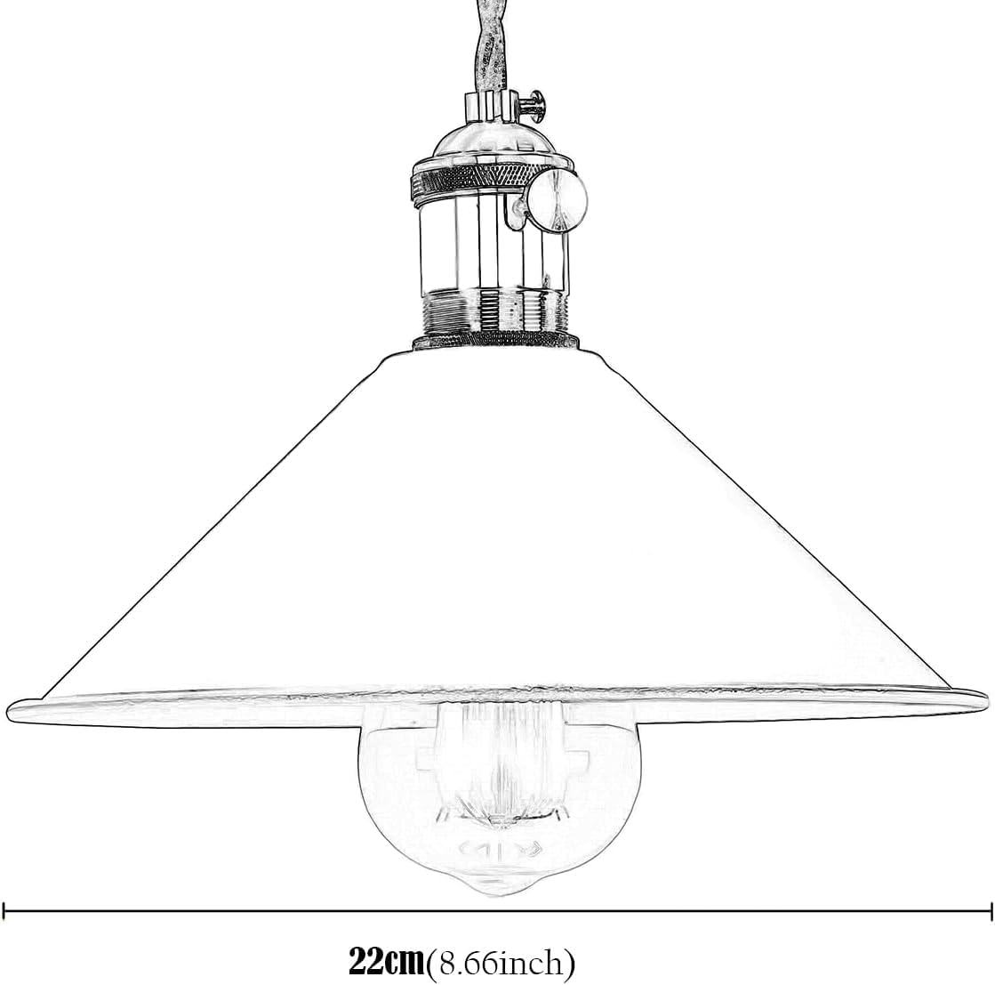 Azanaz Vintage lampadario creative industriale retrò lampadario creativo vintage lampada stile contemporaneo bar ristoranti coffee shop club decorazione