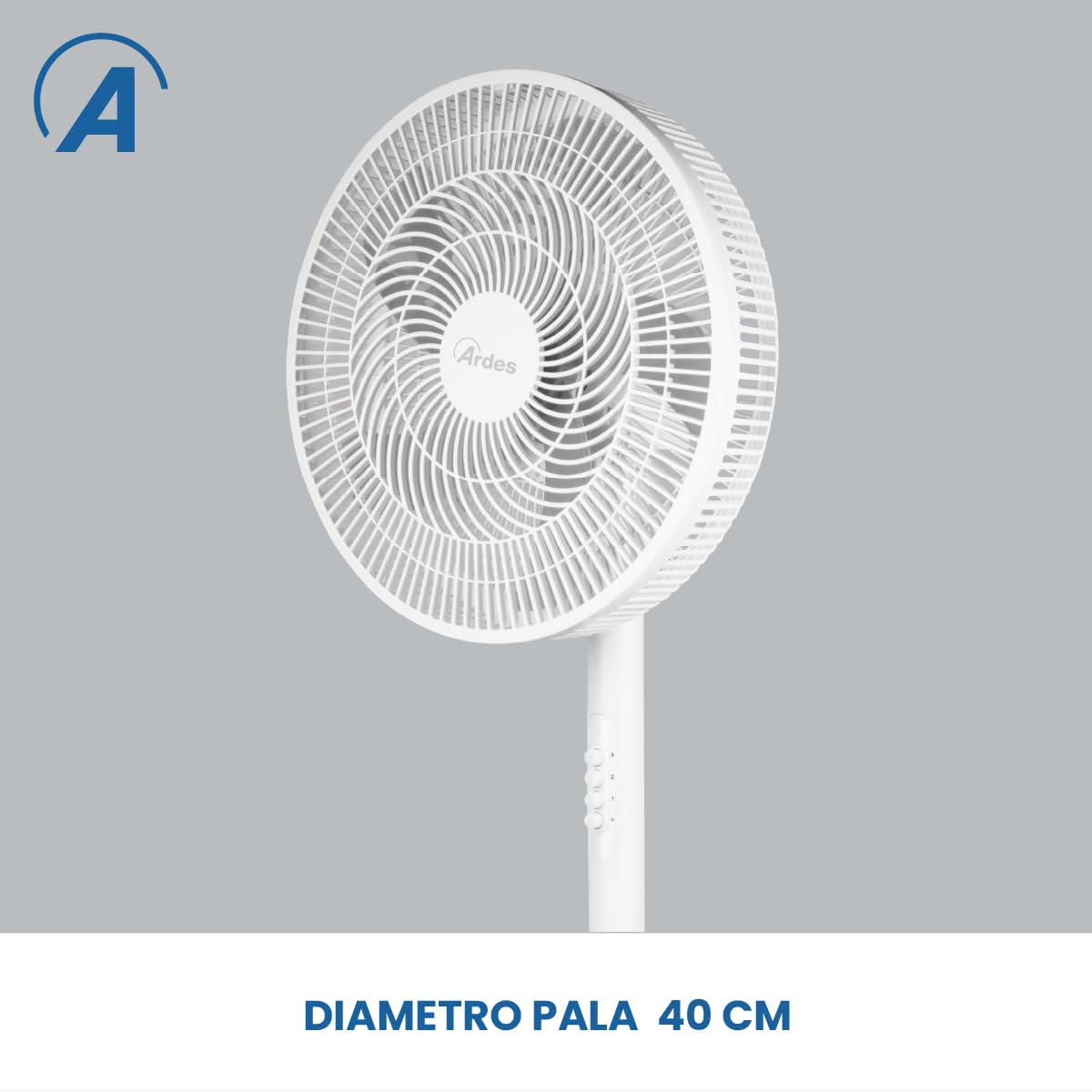 ARDES AIRE 3 IN 1 – VENTILATORE MULTIFUNZIONE, ALTEZZA REGOLABILE, 5 PALE, OSCILLANTE