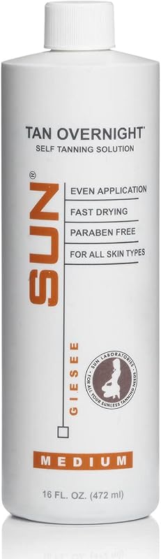 Sun Laboratories by Giesee Solução Autobronzeadora em Spray Tan Overnight, 473 mL