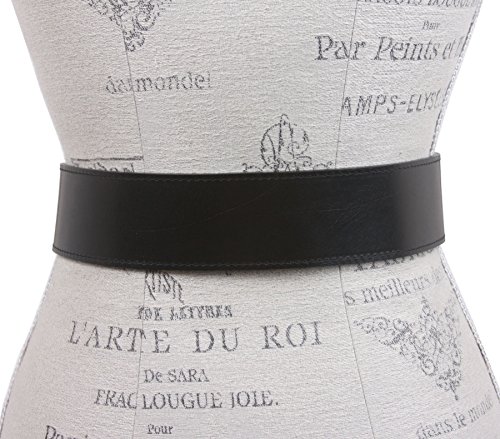 Womens High Waist Genuine Leather Belt With Hook Closure3