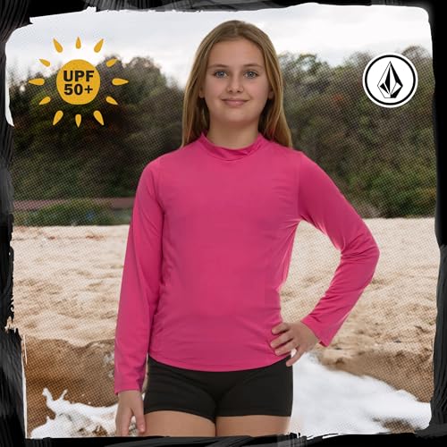 Volcom Girls Rash Guard for Girls Long Sleeve Swim Shirt SPF50+4