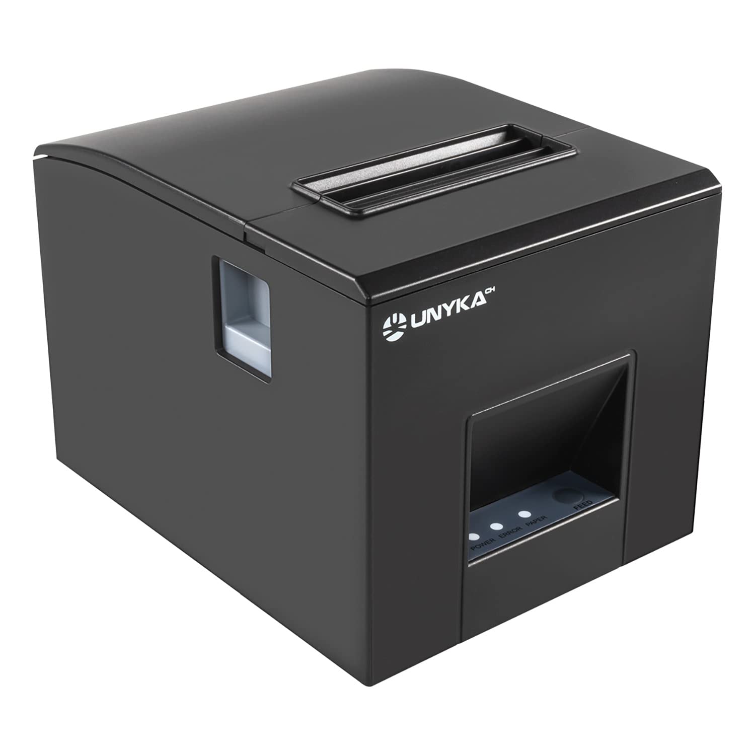 Unykach Thermal Printer 80mm for POS/POS - UK56007 with USB, Serial, RJ12 (Drawer), LAN - Compatible Windows/Linux/Mac/Android (ESC/POS, Quick Tickets 260mm/s) Not Compatible with iPad