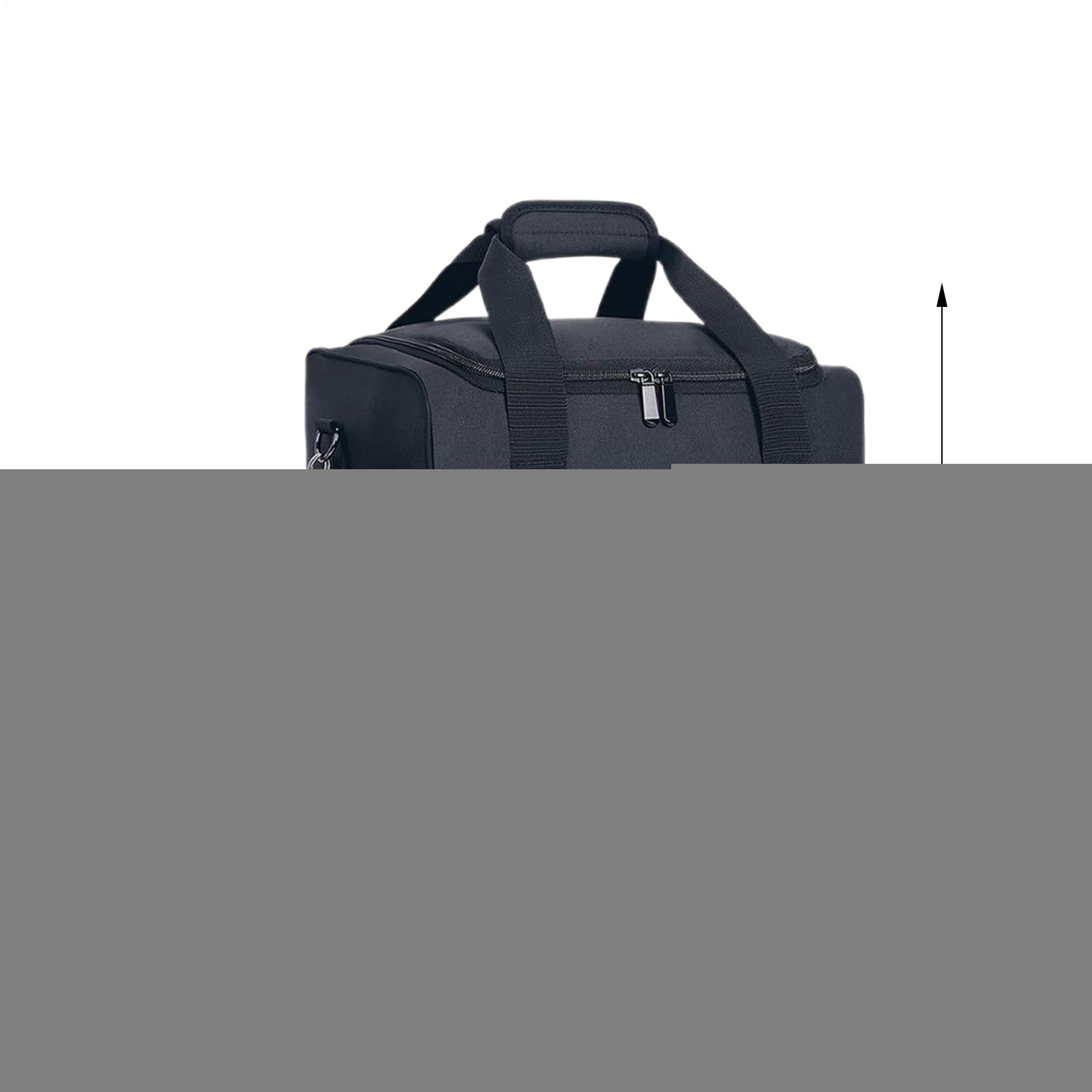 Custodia per il trasporto delle unghie, borsa per cosmetici e kit per unghie, custodia per il trasporto, kit lampada contiene 70 bottiglie con supporto e tracolla per viaggi all'aperto