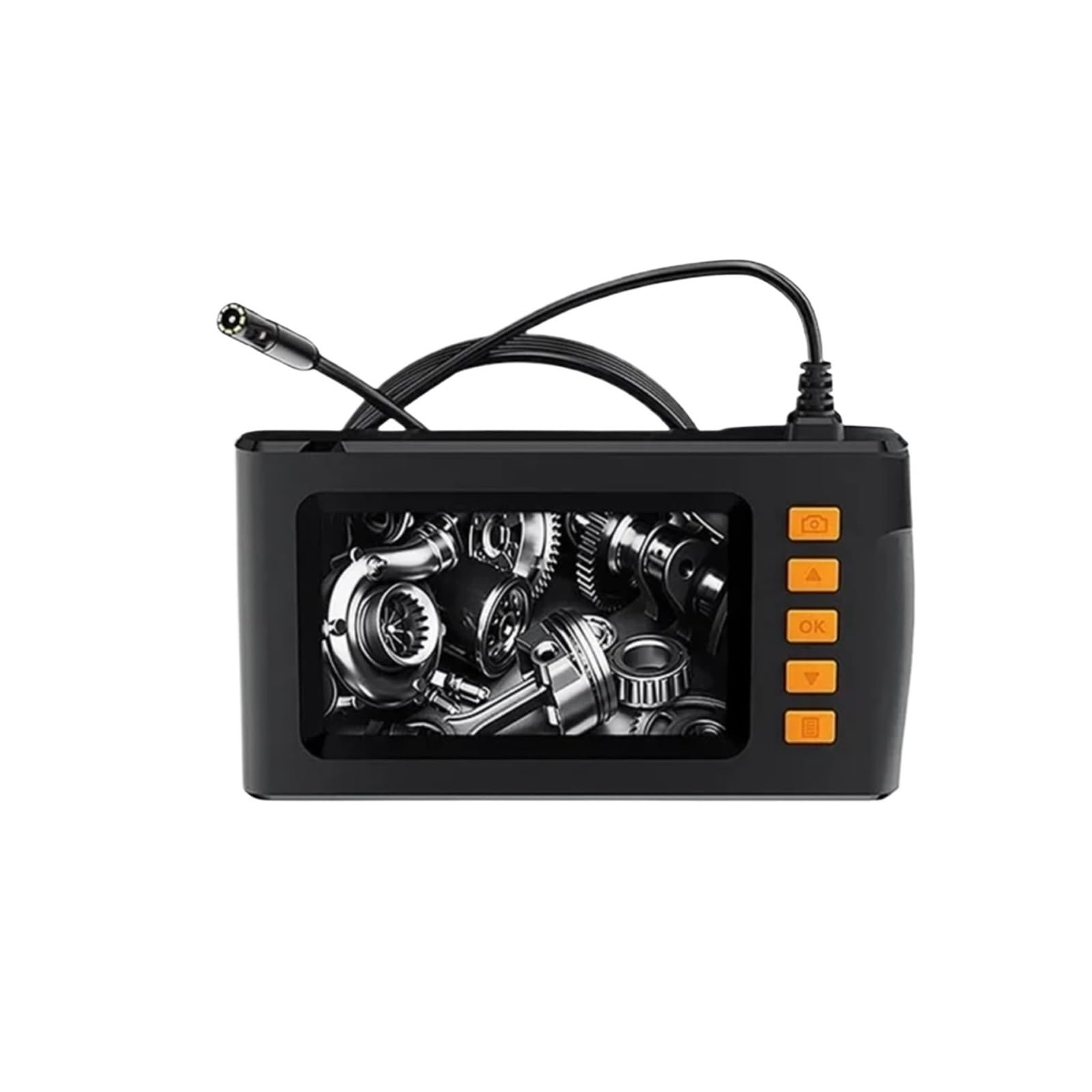 YNIYUJKL Camera, Dual Lens Endoscope Camera With 8 Adjustable Light 1080P 4.3 Inch Sewer Inspection,For Wall Automotive Engine