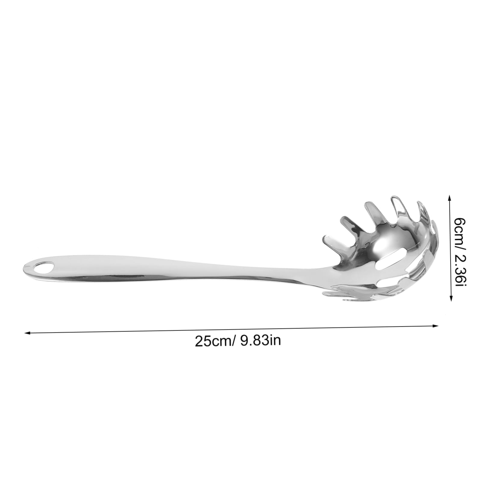 Homoyoyo Stainless Steel Noodle Strainer Colander for Cooking Hotpot Noodles Filter Lightweight Kitchen Tool