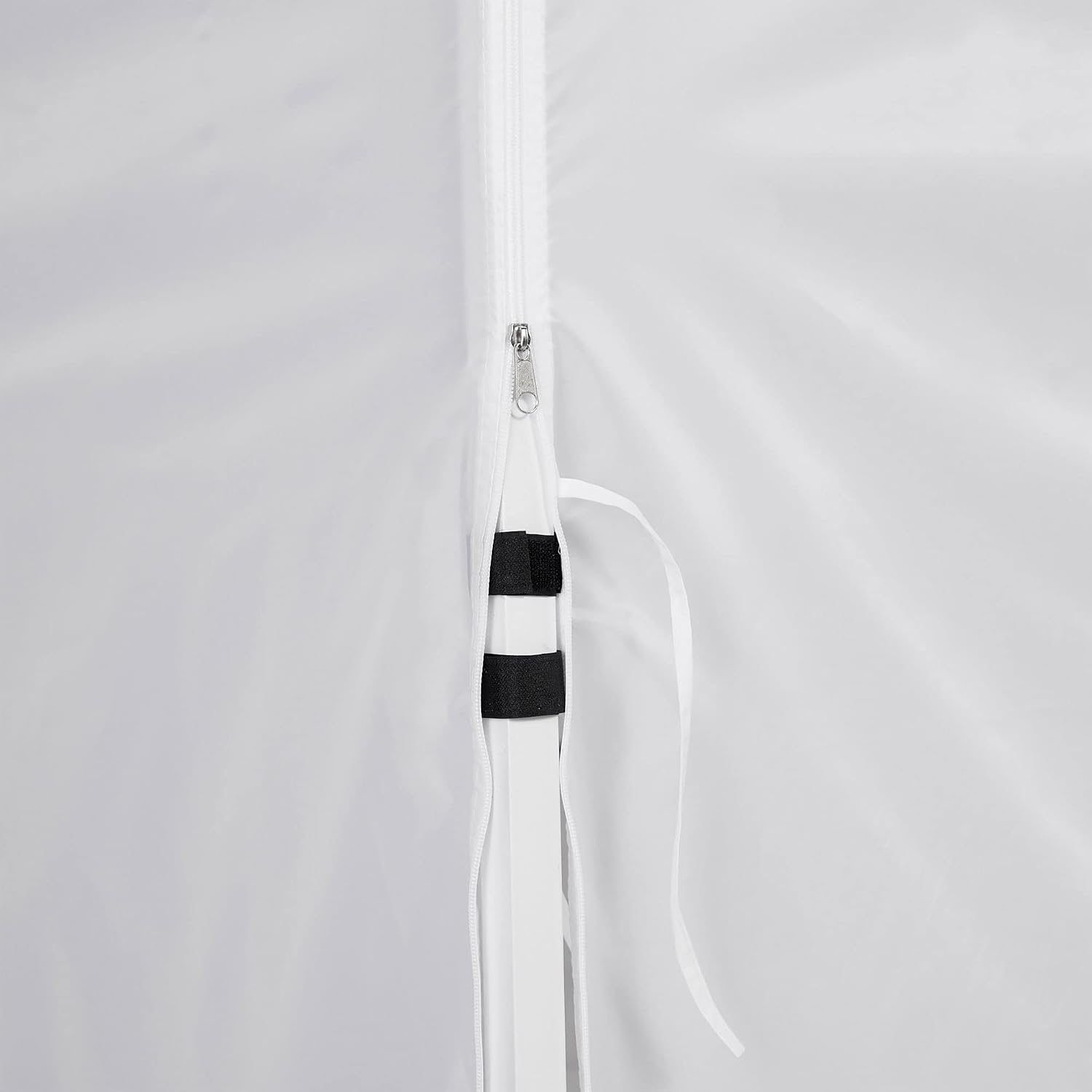 Caravan Canopy 11007812014 Set for 64 sq.ft. V-Series Slant Leg 10x10 Canopy sidewalls, One Size, White