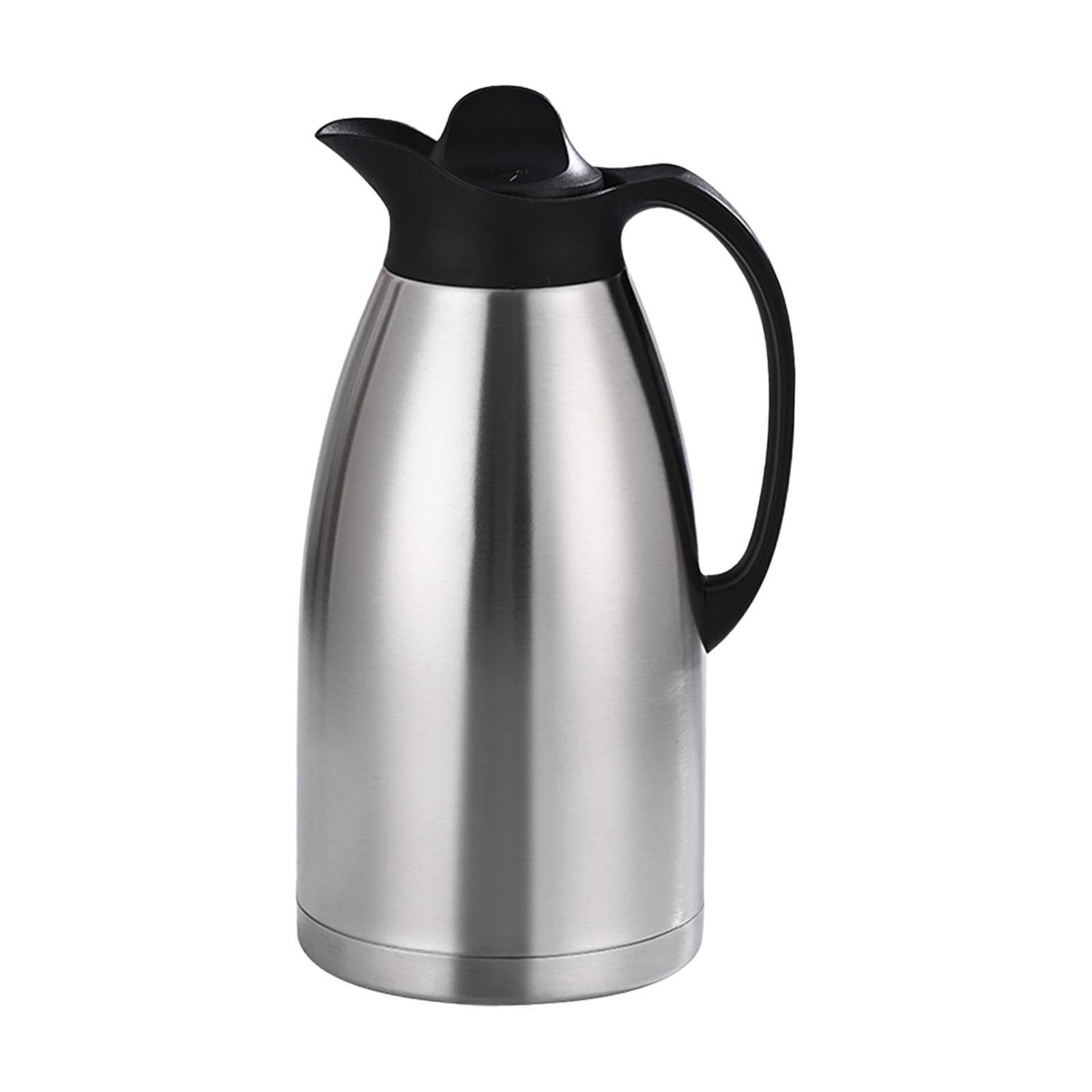 Jarra térmica de café de 3L con aislamiento óptimo que mantiene tu bebida caliente en plata