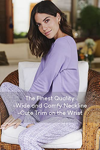 Incredibly Soft Pima Cotton Women's Pajamas Set - The Long Sleeve Set3
