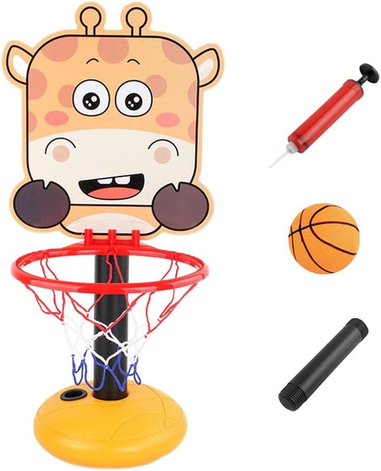 Portable Adjustable Height Basketball Hoops, Mini Basketball Set, Yard Game, Sports Toys, Deer