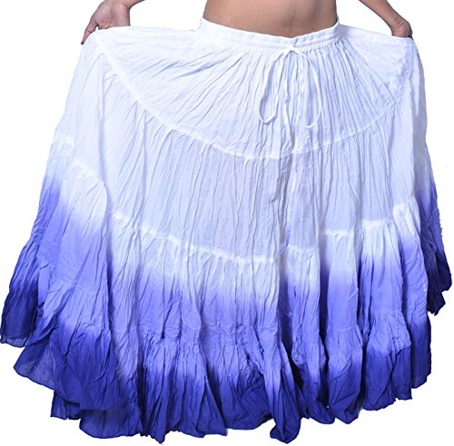 Wevez Plus Size 40 Inches Long Tribal Fusion 25 Yard Skirt (WP)