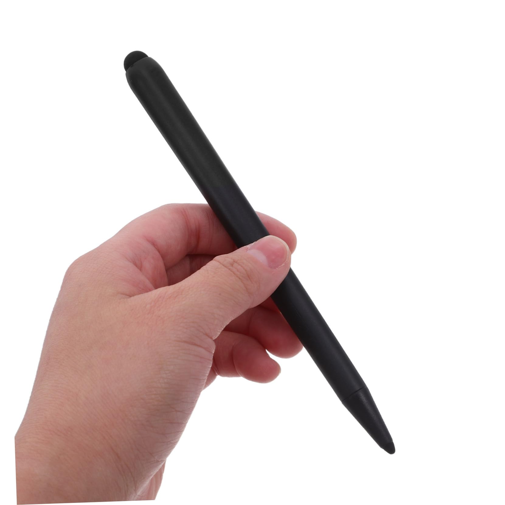NUOBESTY Penna Touch per Schermo Didattico 2 Pezzi, Design Doppia Punta, Materiale Abs Nero, Versatile per Insegnanti e Riunioni Aziendali
