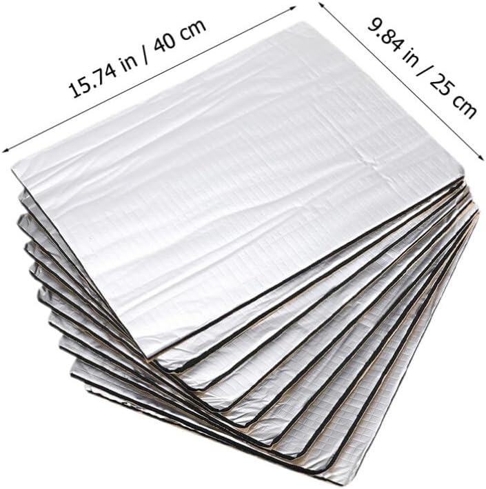 20pcs Auto Sound Insulation for Engine Hoods and Sound Deadening Material Easy Installation Multifunctional Use for Doors and Roofs Soundproofing Accessory