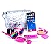 PixieCrush Pretend Play Purse & Makeup for Girls - Fun Little Girl Cosmetics Toys Set with Pretend Makeup, Cute Press Powder, Eyeshadow, Cell Phone, Kids Lipstick, Sunglasses & Keys