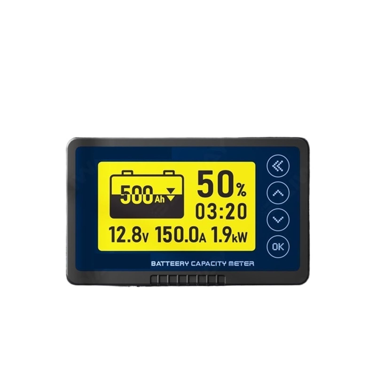 Tester USB,Tester kabla USB, Licznik 8-120V Wskaźnik pojemności akumulatora Wyświetlacz napięcia prądu litowego do detektora akumulatora kwasowo-ołowiowego do sprawdzania pojemności, czyszczenia pojem