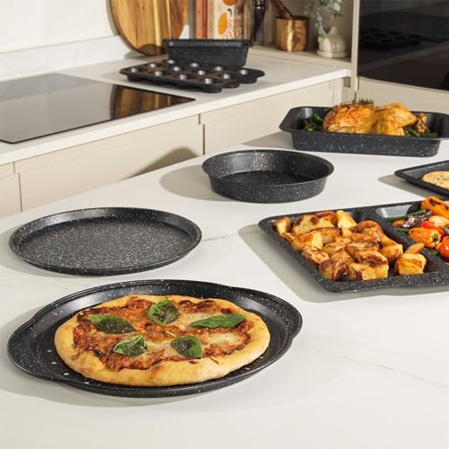 Salter BW12807EU7 Megastone Pizza Pan, 36 cm Non-Stick Perforated Crisper Tray With Handles - Image 4