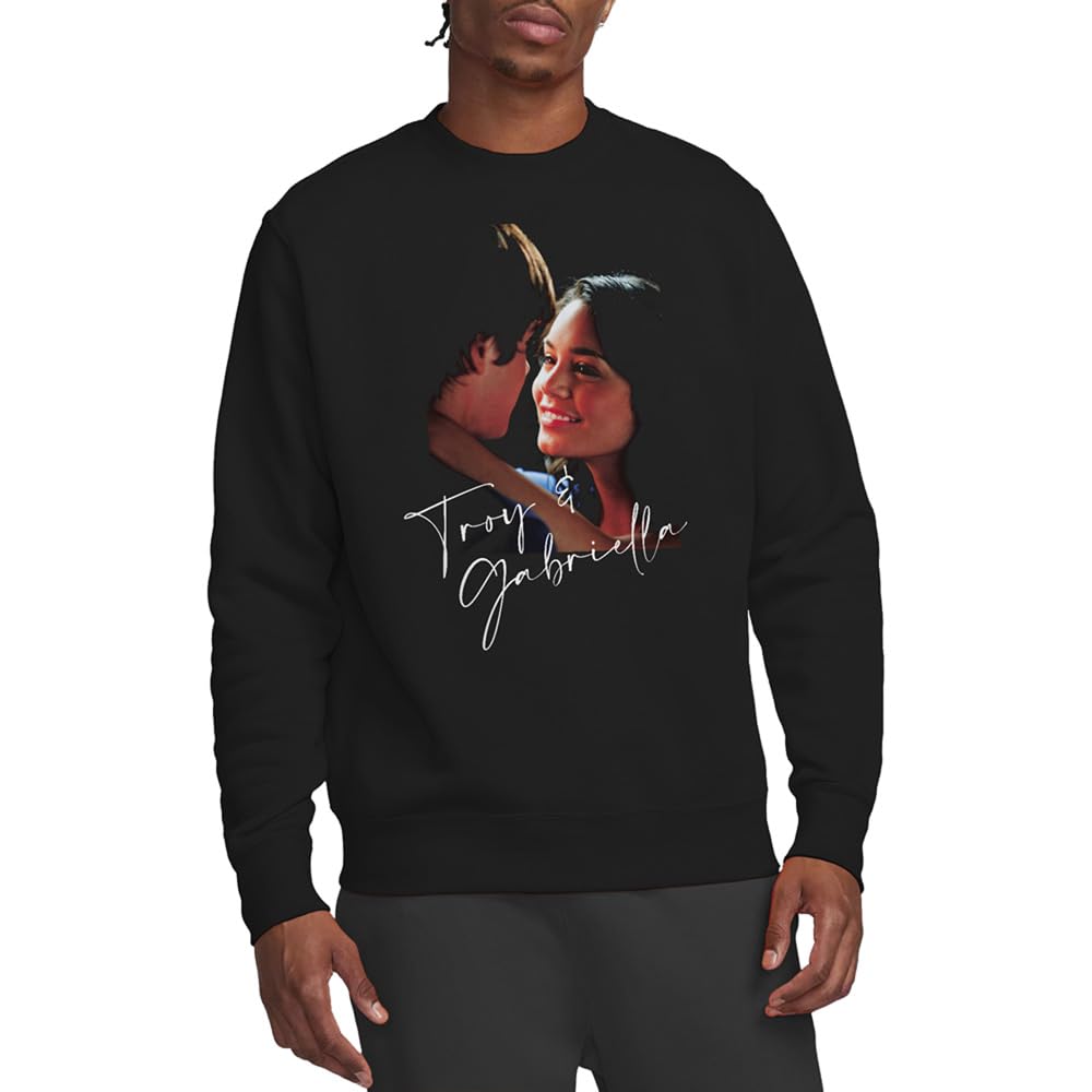 Disney Unisex Black High School Musical Love Sweatshirt, Xxl
