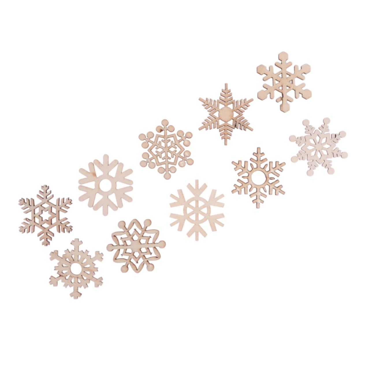 Lurrose 3 Sets Weihnachts-schneeflocken-ornament Weihnachtsbaum-hängeornament Schneeflockenscheibe Zum Aufhängen Weihnachtsparty-hängeornament 80 Stück * 3