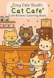 Photo Gallery cat café: cute kittens coloring book Photo Gallery cat café: cute kittens coloring book
