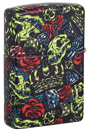 Encendedor Zippo Skull Crown Fosforescente miniatura 2