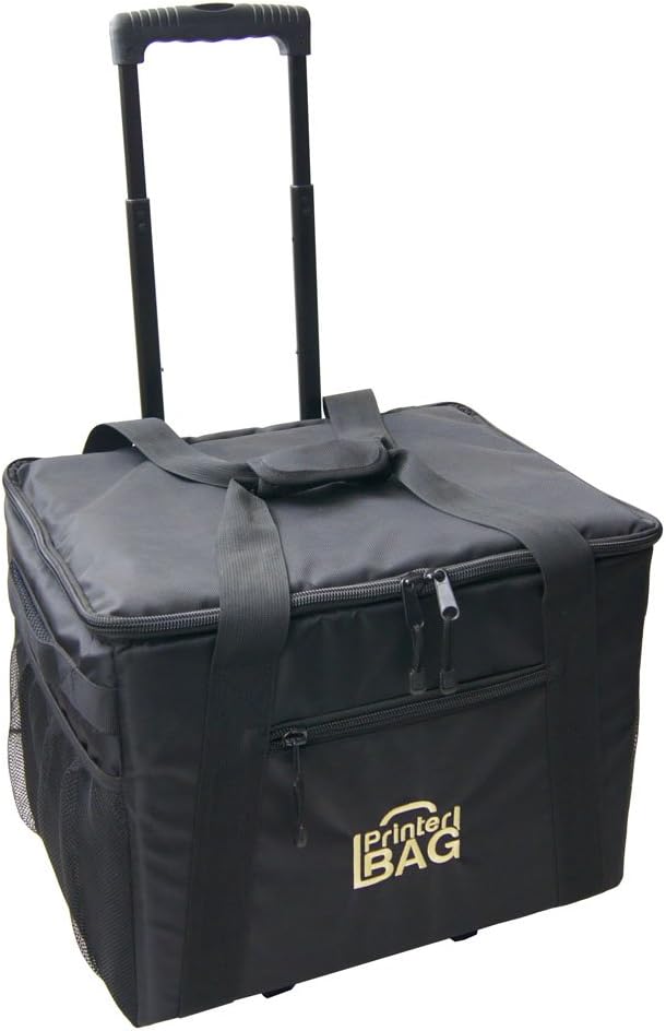 Rolling Carrying Case for Printers. Fits Most Photo Printers Such as DNP DS620A, DS40, DS-RX1HS, DS820A, Hiti P525L, Mitsubishi CP-K60DW-S, CP-D90DW, CP-9550DW, CP-D70DW, Sinfonia CS2.