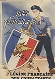  ALMANACH 1942 DE LA LEGION FRANCAISE DES COMBATTANTS