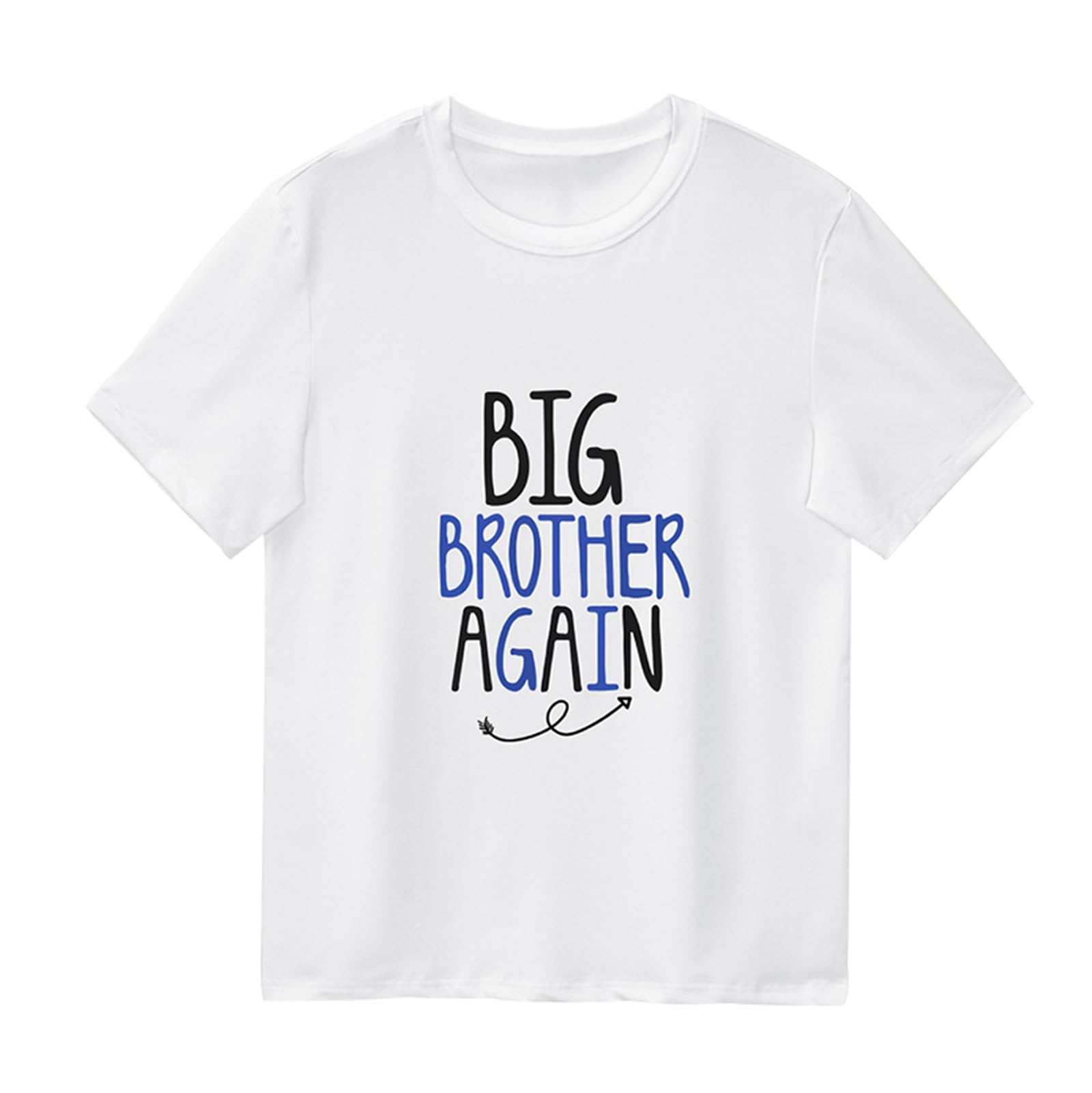 – Baby Boys T Shirt Tops Outfit Big Brother Again Finally Tees New Little Brother Romper Bodysuit Sibling Matching Clothes