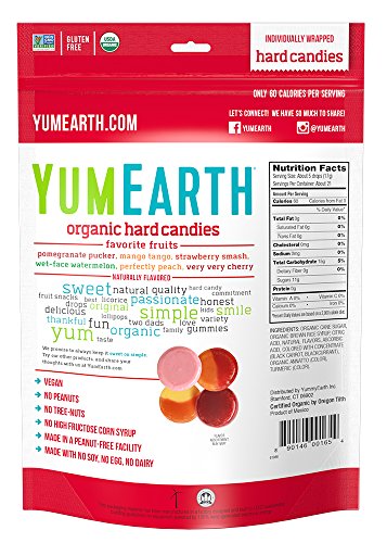 Yumearth Organic Favorite Fruit Hard Candy, Assorted Flavors, 13 Ounce #TOP1