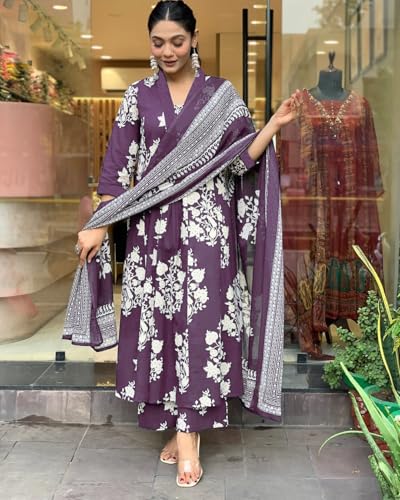 Image of ANNI DESIGNER womens Kurta with Pant & Dupatta