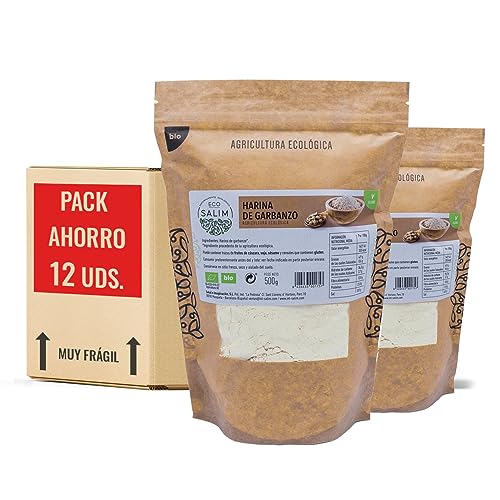 ECO SALIM - HARINA DE GARBANZO BIO PACK 12 UDS.