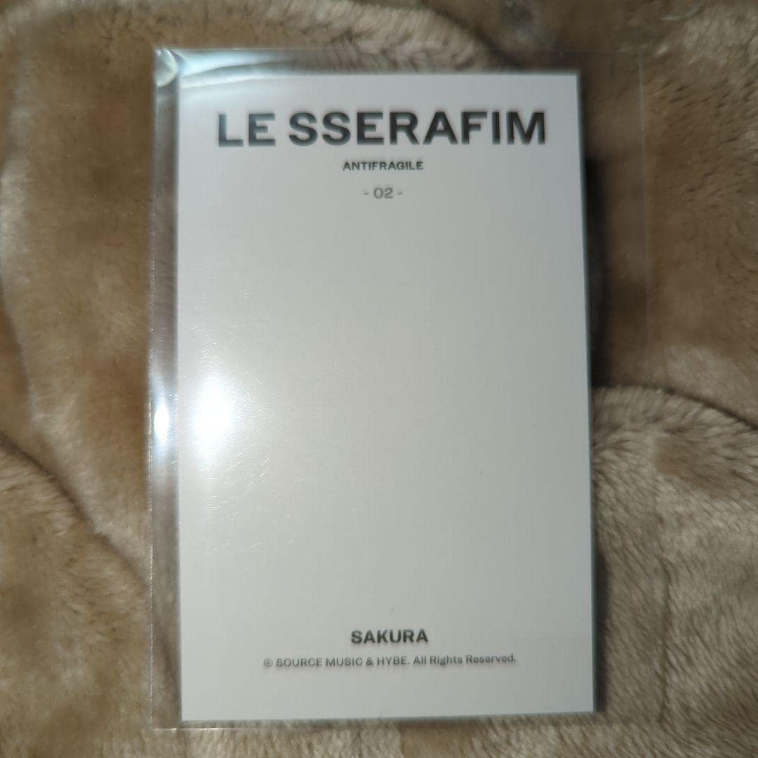 LE SSERAFIM ルセラ ポップアップ マスキングテープ チェキ 4カット