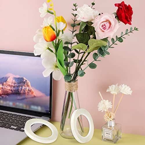Pengxiaomei 220 Yard/660 Ft Upgrade Florist Tape 2 Roll Clear Floral Tape 1/4" Wide Clear Waterproof Florist Tape Waterproof Floral Tape For Fresh Flower Crafts,Flower Arrangements Supplies #TOP6